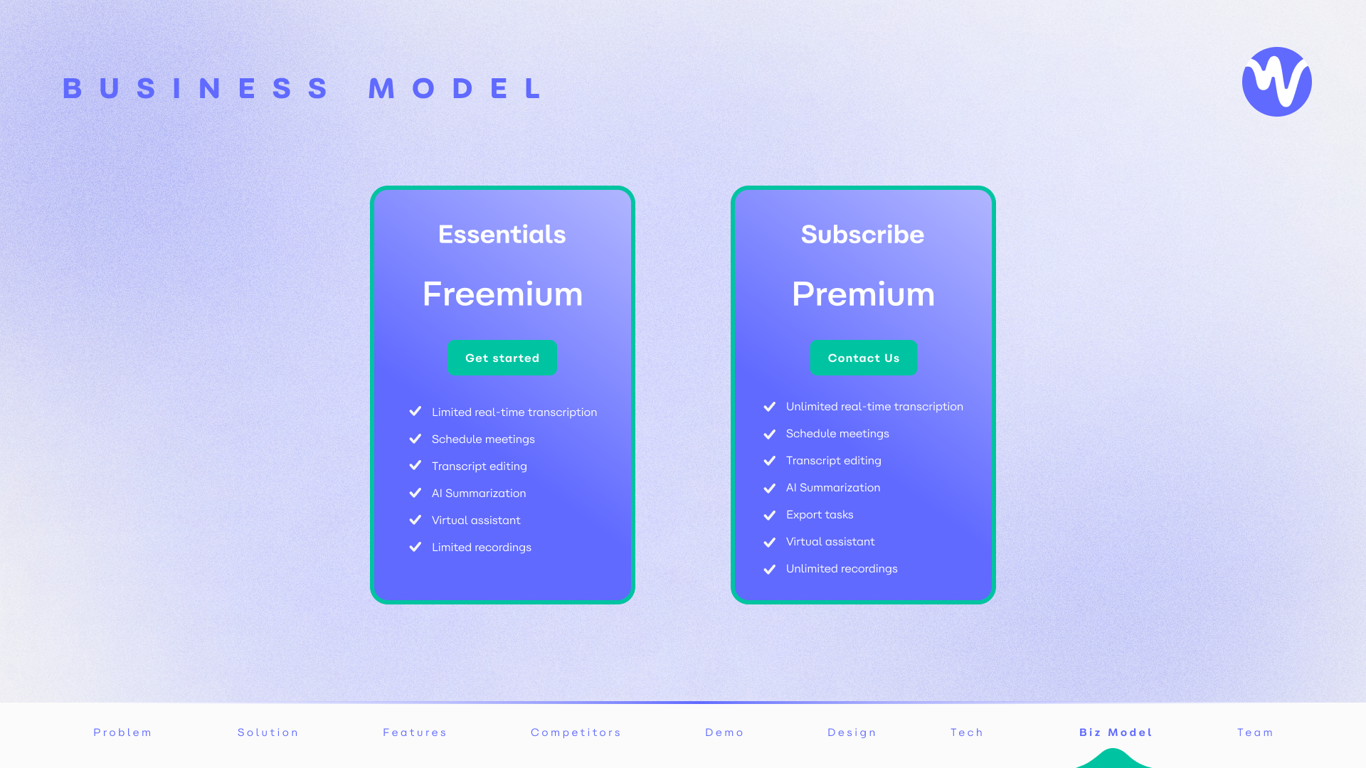 Final version - Biz Model
